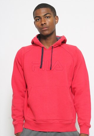 VINTAGE FILA LOGO HOODIE