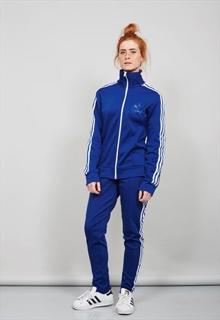 VINTAGE 70'S CLASSIC ADMIRAL BLUE ADIDAS TRACKSUIT SET