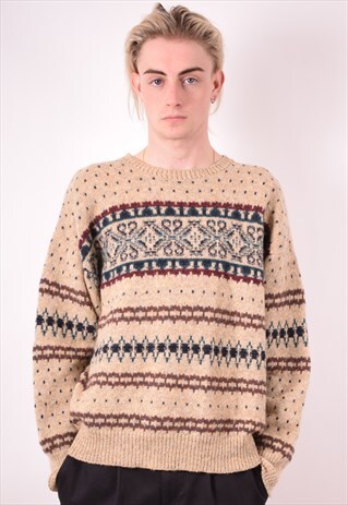PENDLETON MENS VINTAGE JUMPER SWEATER XL MULTI 90S