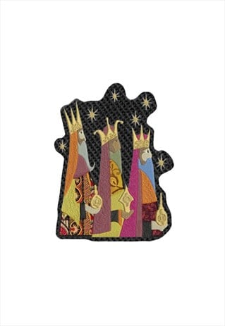 Embroidered Three Wise Kings Applique iron on patch