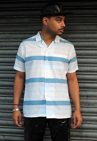 VINTAGE FRENCH 3 SUISSES STRIPED SHIRT