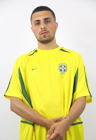 VINTAGE NIKE BRAZIL RONALDO JERSEY