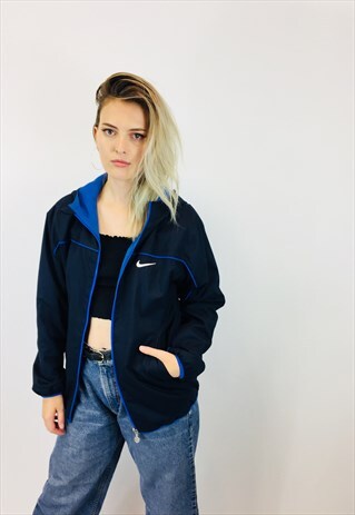 VINTAGE NIKE SWOOSH REVERSIBLE JACKET