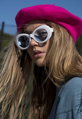 COBAIN SUNGLASSES WHITE / BLUE