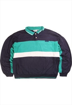 Vintage 90's Pierre Cardin Sweatshirt Stripped Button Up