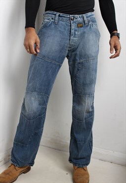 Vintage G-Star Y2K Carrot Jeans Blue - W36 L34