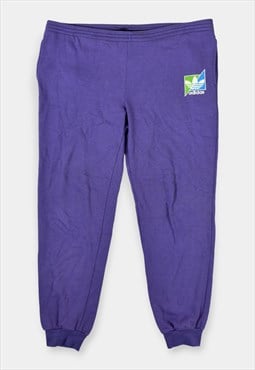 Vintage Adidas Tracksuit Bottoms Purple