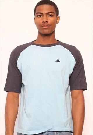 VINTAGE KAPPA LOGO T-SHIRT BLUE