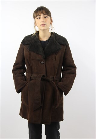VINTAGE SHEEPSKIN SUEDE JACKET