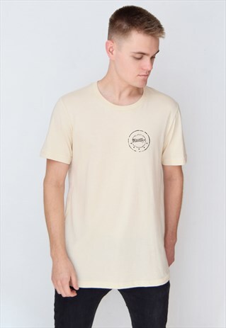 BEIGE 5 EMBLEM T-SHIRT