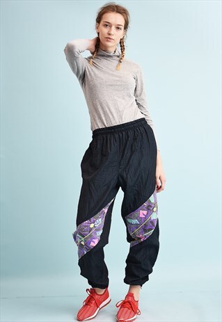 90'S RETRO ATHLEISURE SPORTS TRACKSUIT BOTTOMS