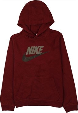 Vintage 90's Nike Hoodie Spellout Center Middle Swoosh