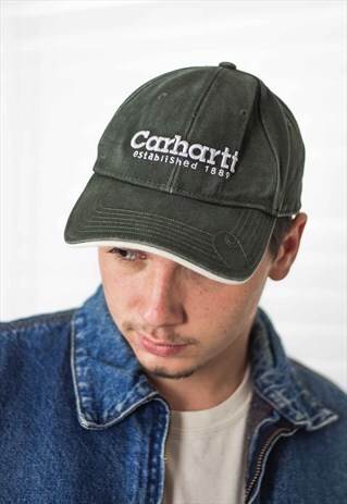 VINTAGE CARHARTT CAP HAT LOGO 90S X 3.7