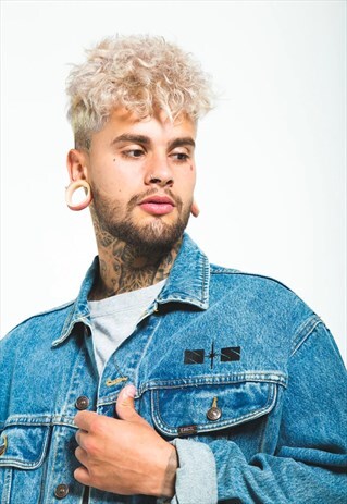 VINTAGE 80S ORIGINAL LEE BASIC DENIM JACKET/ S6735