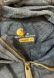 CARHARTT HOODIE 1/4 ZIP WITH COMPANY LOGO