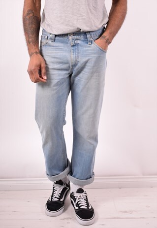 LEVI'S 507 MENS VINTAGE JEANS W31 L30 BLUE 90S