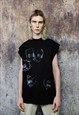 The Simpsons sleeveless t-shirt grunge tank top surfer vest