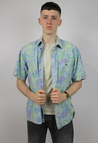 VINTAGE 90'S FLORAL PATTERNED SHIRT