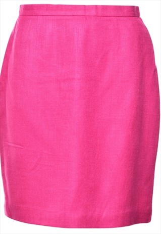BEYOND RETRO VINTAGE MAGENTA SKIRT - M