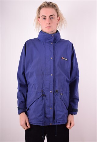 BERGHAUS MENS VINTAGE JACKET LARGE PURPLE 90S