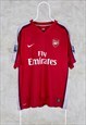 Arsenal 2008-10 Football Shirt Player Issue Home Red XL