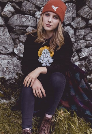 'WILD VIBES' BLACK SWEATSHIRT