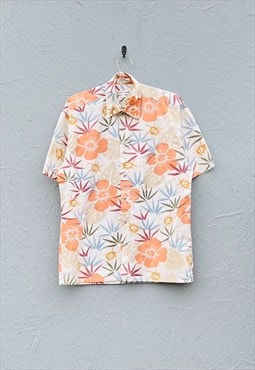 Pierre Cardin Hawaiian Pattern Shirt 