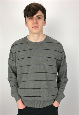 VINTAGE TOMMY HILFIGER STRIPED JUMPER