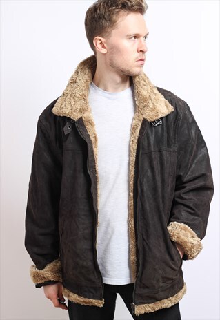 VINTAGE SUEDE AVIATOR JACKET