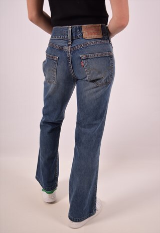 VINTAGE LEVI'S LOW WAIST JEANS BOOTCUT BLUE
