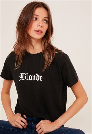 BLONDE T-SHIRT