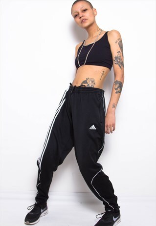 VINTAGE 90S ADIDAS TRACK PANTS ID:7246