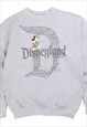 VINTAGE  DISNEY SWEATSHIRT DISNEYLAND CREWNECK GREY SMALL