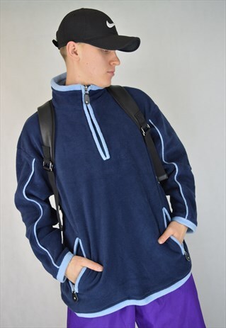 VINTAGE BLUE FLEECE SWEATSHIRT