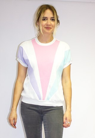 VINTAGE PASTEL TEXTURED T-SHIRT
