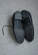 VINTAGE BLACK LEATHER MASSIMO DUTTI SHOES