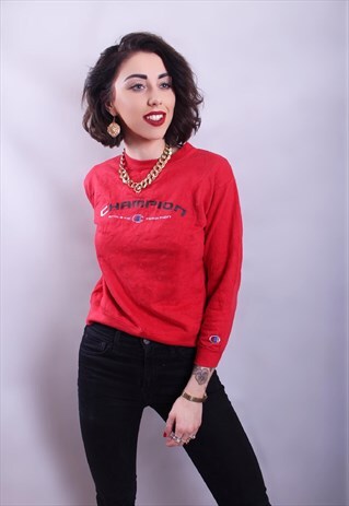 RED CHAMPION SWEAT