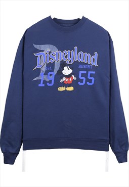 Vintage 90's Hanes Sweatshirt Mickey Mouse Crewneck Navy