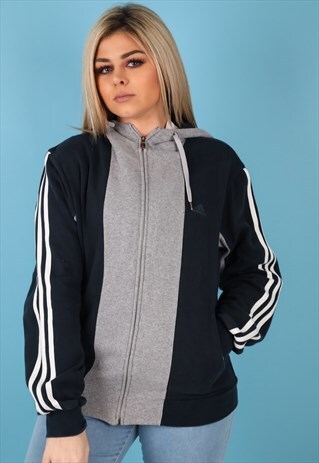 VINTAGE ADIDAS HOODIE IN MULTI NH51