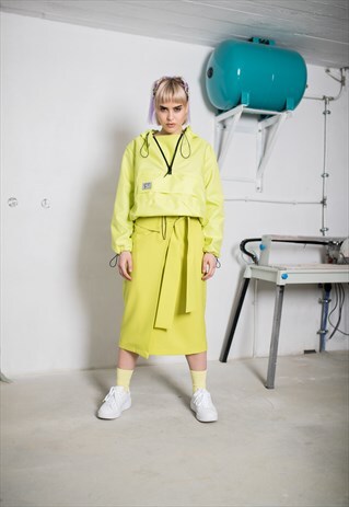 ANORAK SOFTSHELL HOODIE LIME