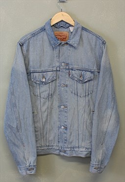 Vintage Levi's Denim Jacket Blue Button Up Stonewashed 90s