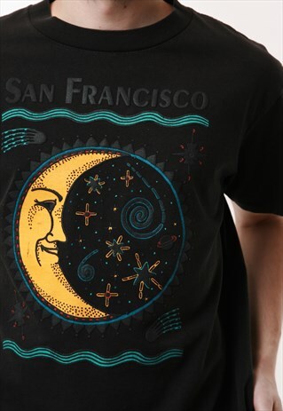 90S SAN FRANCISCO GRAPHIC VINTAGE COTTON T-SHIRT 17088