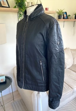 Y2K Faux Leather Biker Jacket