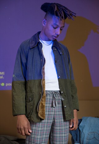 BARBOUR BORDER WAX JACKET WITH WARM LINING (REF/1127)