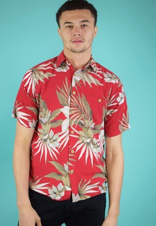 VINTAGE 90'S HAWAIIAN PRINT SHIRT