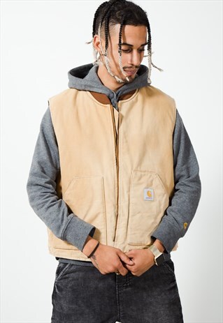 VINTAGE 80S CARHARTT GILET JACKET / S3110