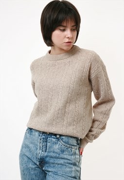 VINCI COLLECTION Wool Vintage Top Sweater Jumper 18513
