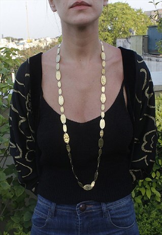 GOLD STATEMENT NECKLACE