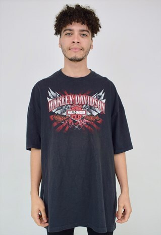 VINTAGE 90'S HARLEY DAVIDSON BLACK T-SHIRT