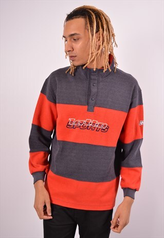 VINTAGE LOTTO SWEATSHIRT JUMPER RED